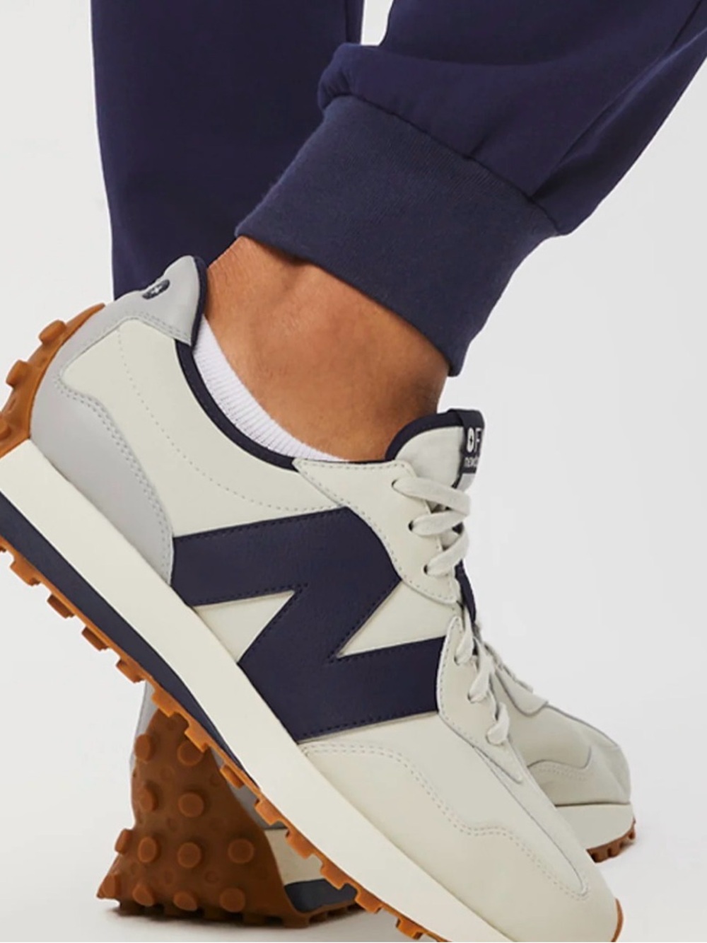 FIGS New Balance 327 Sz Men’s 12 Women’s 13.5  Sneakers Grey/Navy